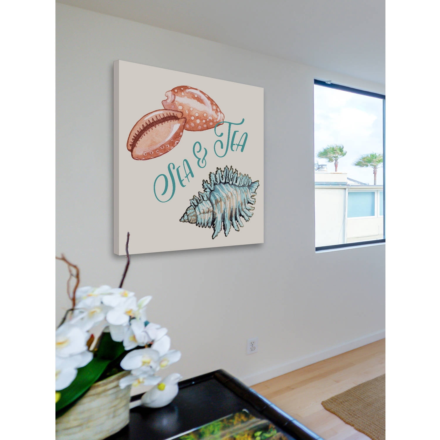 "Sea & Tea" Painting Print on Wrapped Canvas