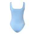 thumbnail image 6 of Riforla Women U Neck Sleeveless Casual Fashion Stretch Tank Top Bodysuit Jumpsuits for Women Blue S, 6 of 6