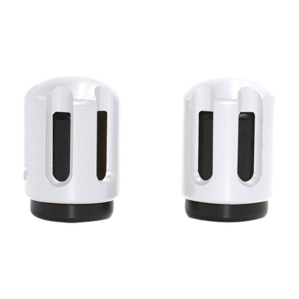 2 tapones para válvulas de neumáticos, accesorios para motocicleta Vespa GTV LX125 Plata
