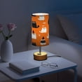 thumbnail image 6 of Touch Control Table Lamp with LED Bulb Bedside Lamp for Bedroom Living Room Black Cat and White Cat, 6 of 8