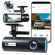 thumbnail image 1 of Grabadora de cámara de coche WiFi Dash Cam 1080P FHD | Lente dual delantera y trasera | LCD de 1,97" | Gran angular de 170° | Visión nocturna infrarroja | Sensor G | Grabación de Loop & Motion | ABS, 1 of 9