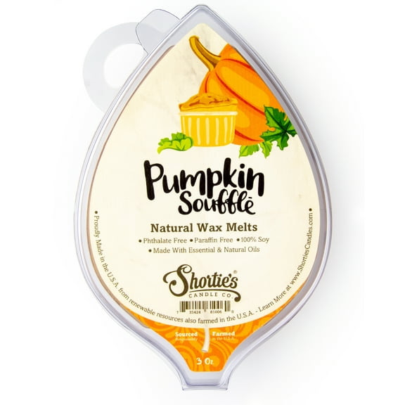 Pumpkin Souffle Soy Wax Melts - All Natural   Essential Oils   Phthalate Free - Shortie's Candle Company