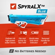 Open Box SPYRA Manual Water Blaster, Outdoor Squirt Gun for Pool, SpyraLX, Blue