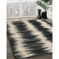 thumbnail image 3 of Ahgly Company Machine Washable Indoor Square Contemporary Tan Brown Area Rugs, 6' Square, 3 of 7