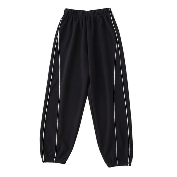 Kids Sweatpants Athletic Pants for Girls with Pockets Drawstring Trousers Boys SweatPants 5-6 Years