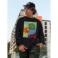 thumbnail image 2 of Bird In The Tropics. Ii Sweatshirt Men -Carolee Vitaletti Designs, Male XX-Large, 2 of 4