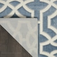 thumbnail image 5 of Inspire Me! Home Decor Joli Modern Moroccan Blue White 5'3" x 7'3" Area Rug, (5' x 7'), 5 of 7