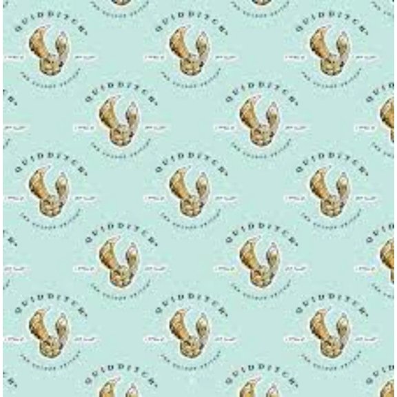 Harry Potter Golden Snitch Cotton Fabric