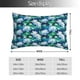 thumbnail image 2 of Balery Blue Lotus Flower Funda de Cojín Estampada, Regalos para Mujeres, Regalos de Amor para Ella, Regalos para Novia o Esposa, Funda de Almohada-20"x30", 2 of 6