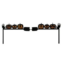 Door Corner Decorations 2 Pack, Felt Witch Spider Web Pumpkin Bats Histioid Right Angle Door Frame Ornaments, Easy To Install Lightweight Sturdy Home Party Decoration