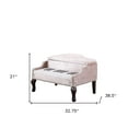 thumbnail image 3 of Silver Velour Baby Grand Piano Storage Bench, 3 of 8