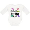 thumbnail image 3 of Inktastic Grandma's Fishing Buddy with Colorful Fish Boys or Girls Long Sleeve Baby Bodysuit, 3 of 5