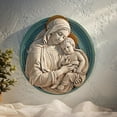 thumbnail image 2 of Figura Decorativa Christian Brands Placa de Jardin Virgen con niño Jesus, 2 of 2