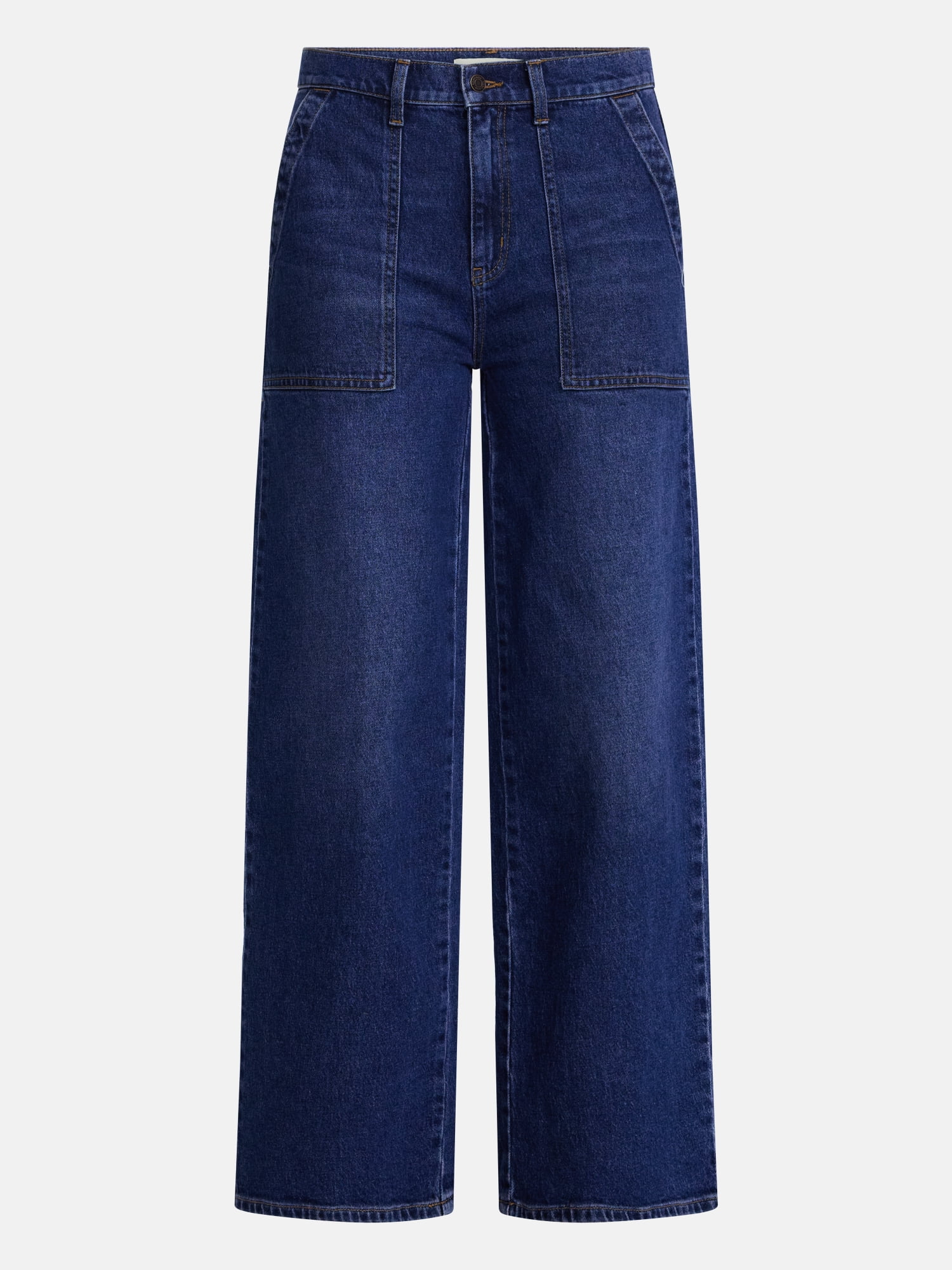 Scenario Women's High Rise Utility Jeans, 31" Regular and 29" Short Inseam, Sizes 0-20