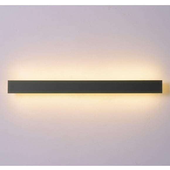 Aplique de pared para exteriores LED Luces de pared modernas Accesorio Iluminación de pared de tira larga Luz de pared de acrílico IP65 Adecuado para 60cm