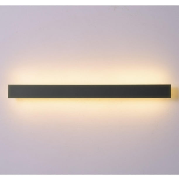 Aplique de pared para exteriores LED Luces de pared modernas Accesorio Iluminación de pared de tira larga Luz de pared de acrílico IP65 Adecuado para 60cm