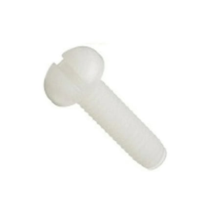 

Pack of 20 29334 Machine Screw Pan Slotted Drive Nylon M2.5X0.45 :RoHS