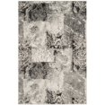 thumbnail image 3 of Safavieh Retro 6' Square Power Loomed Rug in Cream and Gray, 3 of 10