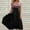 Black, variant on BRGZLK Women Summer Floral Dress V-Neck Pleated Short Sleeve Asymmetric Hem Short Sleeve Beach Dress with Side Zipper,Trendy Split Dress Travel Vacation Purple 3XL