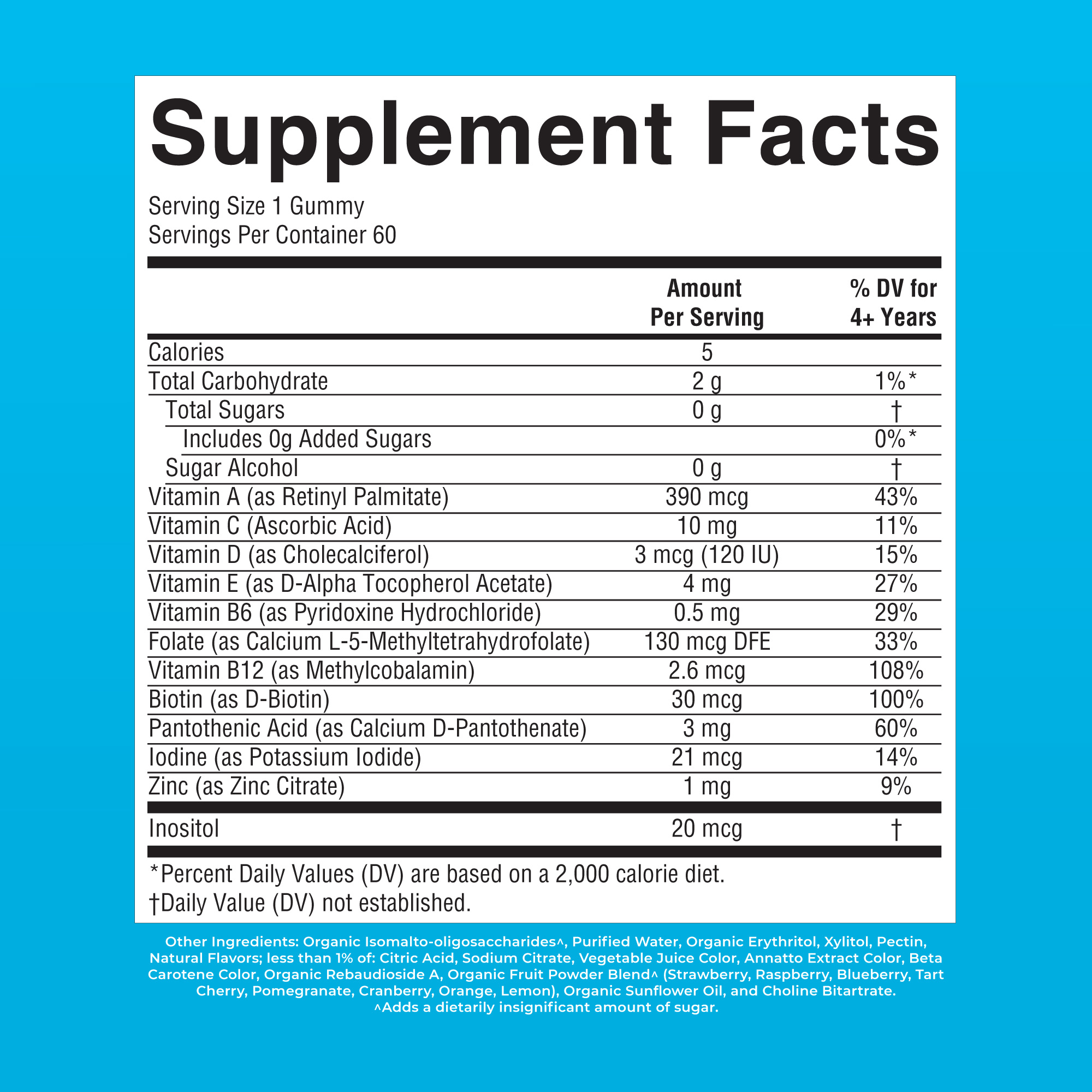 MaryRuth's Kids Multivitamin Gummies, Ages 4+, 60 Count photo 4
