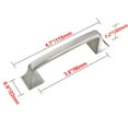 thumbnail image 2 of Utopia Alley 25pcs Brax Pull Handle - Decorative Cabinet Drop Pull Handles- Vintage Cabinet Hardware with Hand Finished Brushed Nickel - Metal Drawer Pull Handle, 3.75" Center to Center, 2 of 6