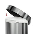 thumbnail image 3 of simplehuman Indoor Step Trash Can Brushed Stainless Steel 12 Gal. (CW2030), 3 of 7