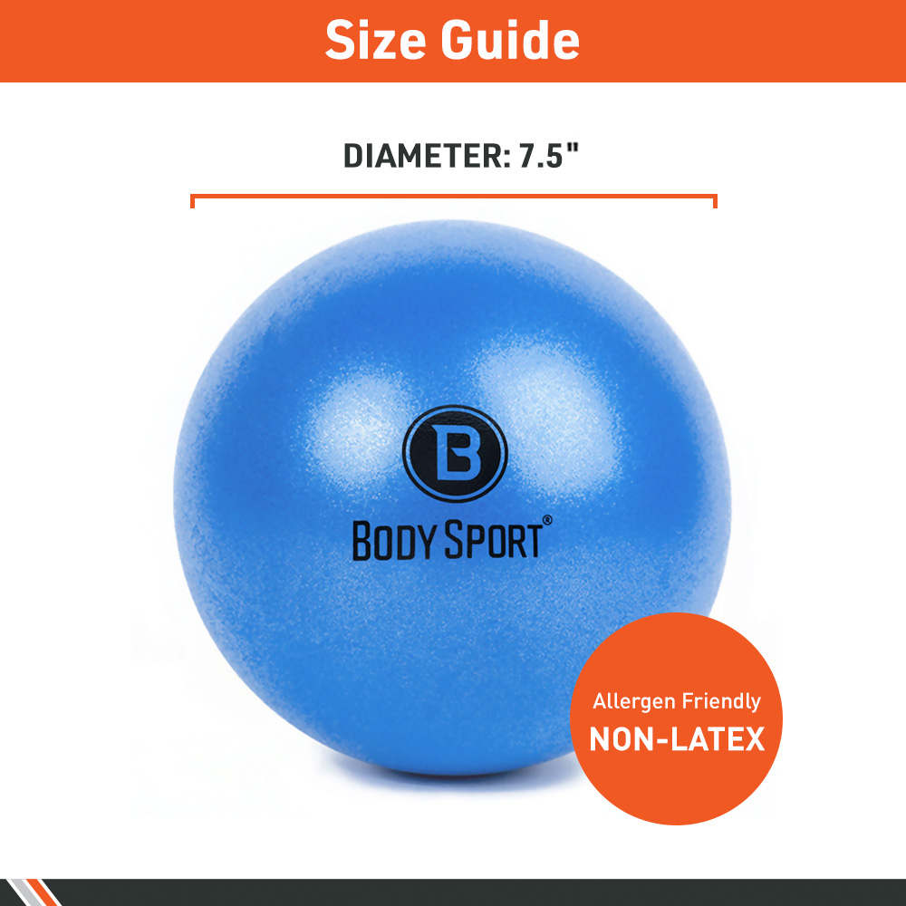 Body Sport Core Fitness, Yoga and Pilates, Excercise Fusion Ball, Core Training, Physical Therapy, Balance, Stability,