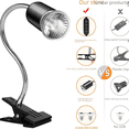 thumbnail image 4 of Lámpara de luz solar para reptiles, tortugas, lagartos, escalada, suplemento de calcio UVB, temporizador automático, lámpara de clip calefactora UVA para mascotas pequeñas, 4 of 4