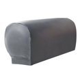 thumbnail image 3 of POINTERTECK 2 Pcs Pu Leather Sofa Armrest Covers Protectors Stretch Waterproof For Couch Chair Arm, 3 of 4