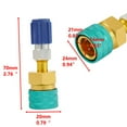 thumbnail image 5 of R1234YF to R134A Low Side Quick Coupler Fitting Adapter For Car Air Conditioner, 5 of 5