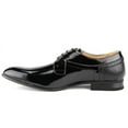 thumbnail image 3 of Majestic Men's 96503 Faux Snake Skin Heel Derby Lace Up Oxford Dress Shoes, 3 of 6