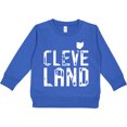thumbnail image 2 of Inktastic Cleveland, Ohio Distressed Font Toddler Sweatshirt, 2 of 4