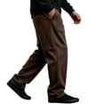 thumbnail image 3 of YABCSAZ Mens Straight Leg Sweatpants Drawstring Elastic Waist Loose Fit Casual Lounge Pants Open Bottom Athletic Track Pants with Pockets Streetwear Trousers, 3 of 7