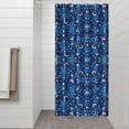 thumbnail image 3 of Cosmos Shower Curtain Celestial Star Constellation Design Waterproof Quick-Dry Includes 12 Hooks Bath Drapes, 3 of 5