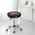 thumbnail image 5 of Summer Birds and Flowers Round Bar Stool Seat Covers, Elastic Round Chair Cover Stool Seat Slipcover Bar Stool Cushions Round Pad for 12-14 inch, 5 of 5