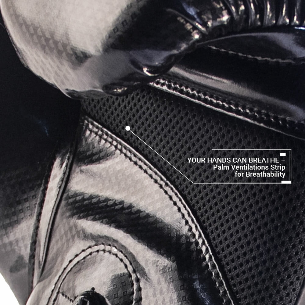 Pinnacle P4 Boxing Glove - Black/Matte Black