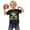 Black#9527, variant on Baby Boys Short Sleeve T-Shirts Crew Neck Big Bro Letter Graphic Tee Tops for Boy Soft Dailywear