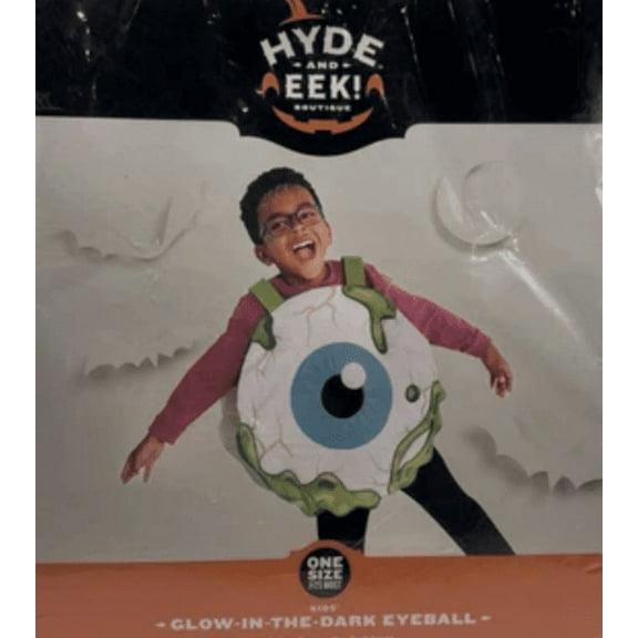 Hyde and Eek - Glow-In-The-Dark Eyeball Costume (One Size)