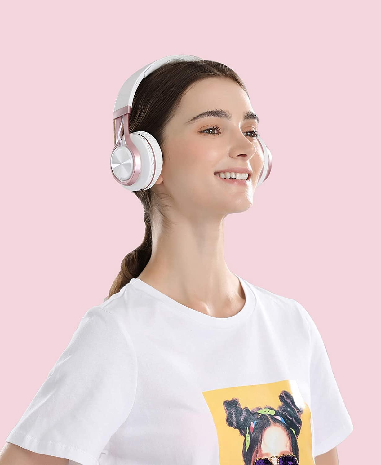Wireless Headphones for Samsung Galaxy Tab S9 11"/Tab S9 Plus 12.4" - Foldable Headset w Mic Hands-free Earphones Earbuds Over Ear