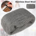 thumbnail image 3 of Lana De Acero Inoxidable De 9.8 Pies Rollo De Lana De Acero Flexible Y Suave Malla De Alambre De Metal S煤per Fino Para Limpiar Quitar El 脫xido Pulir El Metal Suavizar Restauraci贸n De Muebles De Mader, 3 of 7