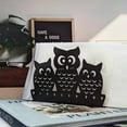 thumbnail image 4 of Mango Steam Metal Tabletop Napkin & Letter Holder - Owl, Black (6" L x 1.75" W x 4" H), 4 of 9