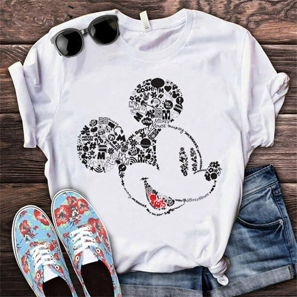 Playera de orders mickey mouse para mujer