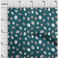 thumbnail image 1 of oneOone Jersey de Coton Bleu Sarcelle Tissu Fraise Fruits Matière de Robe Tissu Imprimé Tissu au Mètre 58 Pouces de Large, 1 of 4