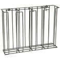 thumbnail image 2 of HUBERT Cup and Lid Dispenser Black 4-Compartment Steel Wire - 20 1/2"L x 5"D x 16"H, 2 of 3