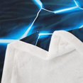 thumbnail image 4 of Erosebridal Honeycomb Fleece Blanket, Neon Geometric Sherpa Throw, Blue, 4 of 6