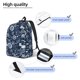 thumbnail image 3 of Balery Sailing Cruises Nautical Mochila Clásica Impresa Básica para Viaje, Mochila Escolar Resistente al Agua, Mochila de Lona con Correas Ajustables-Medium, 3 of 5