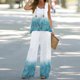 thumbnail image 1 of ICHUANYI Liquidación Trajes De Cuello Redondo Sin Mangas Estilo Primavera Y Verano Con Estampado Suelto Habitual Para Mujer ICHUANYI WER202308251247, 1 of 6