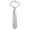 Silver, variant on RTKFRFLM Kids Preppy Style Necktie Easy-on Uniform Tie for School and JK Style One Size