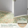 thumbnail image 6 of Wonnitar 5x7 Butterfly Washable Living Room Rug, Ultra Thin Soft Grass Green Boho Rugs for Bedroom, Non Slip Floral Carpet for Nursery Playroom, 6 of 7