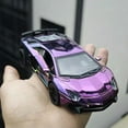 thumbnail image 2 of 1:32 Lambor SVJ LP750 Electroplated Super Car Model with Sound Light Children Diecast Toy Vehicle Miniature Gift, 2 of 10